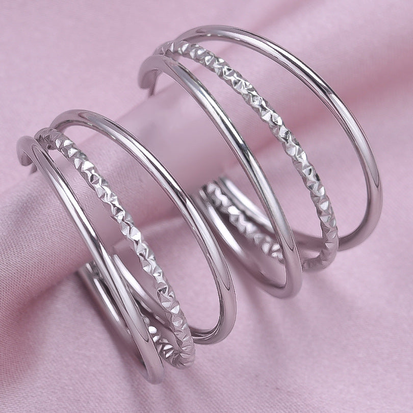 Diora Twine Hoops