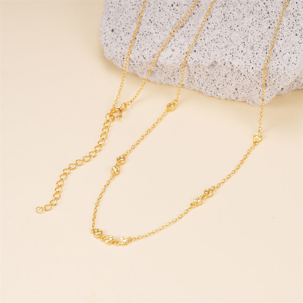 Zivaa Leaf S925 Sterling Silver Chain Necklace