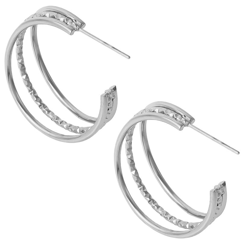 Diora Twine Hoops