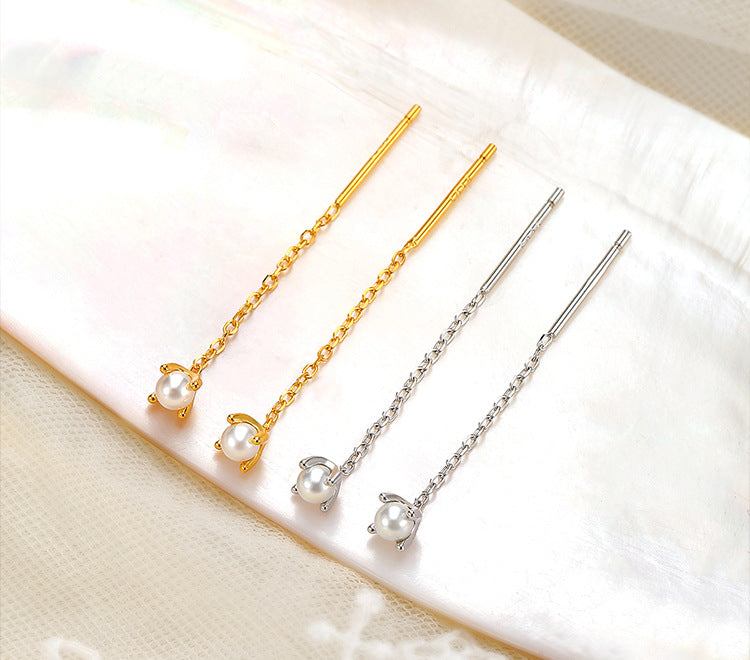 Pearl Shell 925 Sterling Silver Earrings