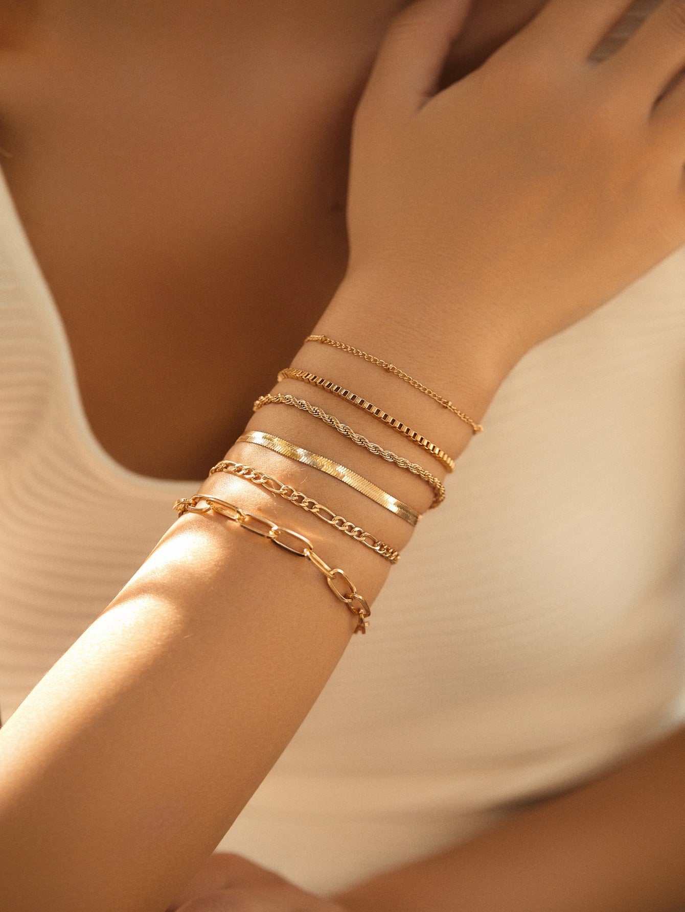 Link Me Later Chain Bracelet Set