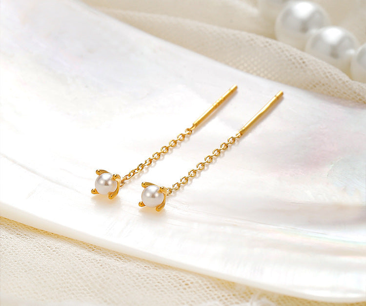 Pearl Shell 925 Sterling Silver Earrings