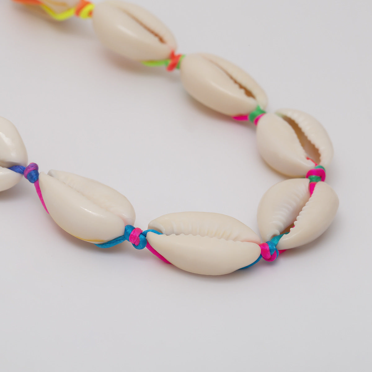 Braided Shell Beach Necklace