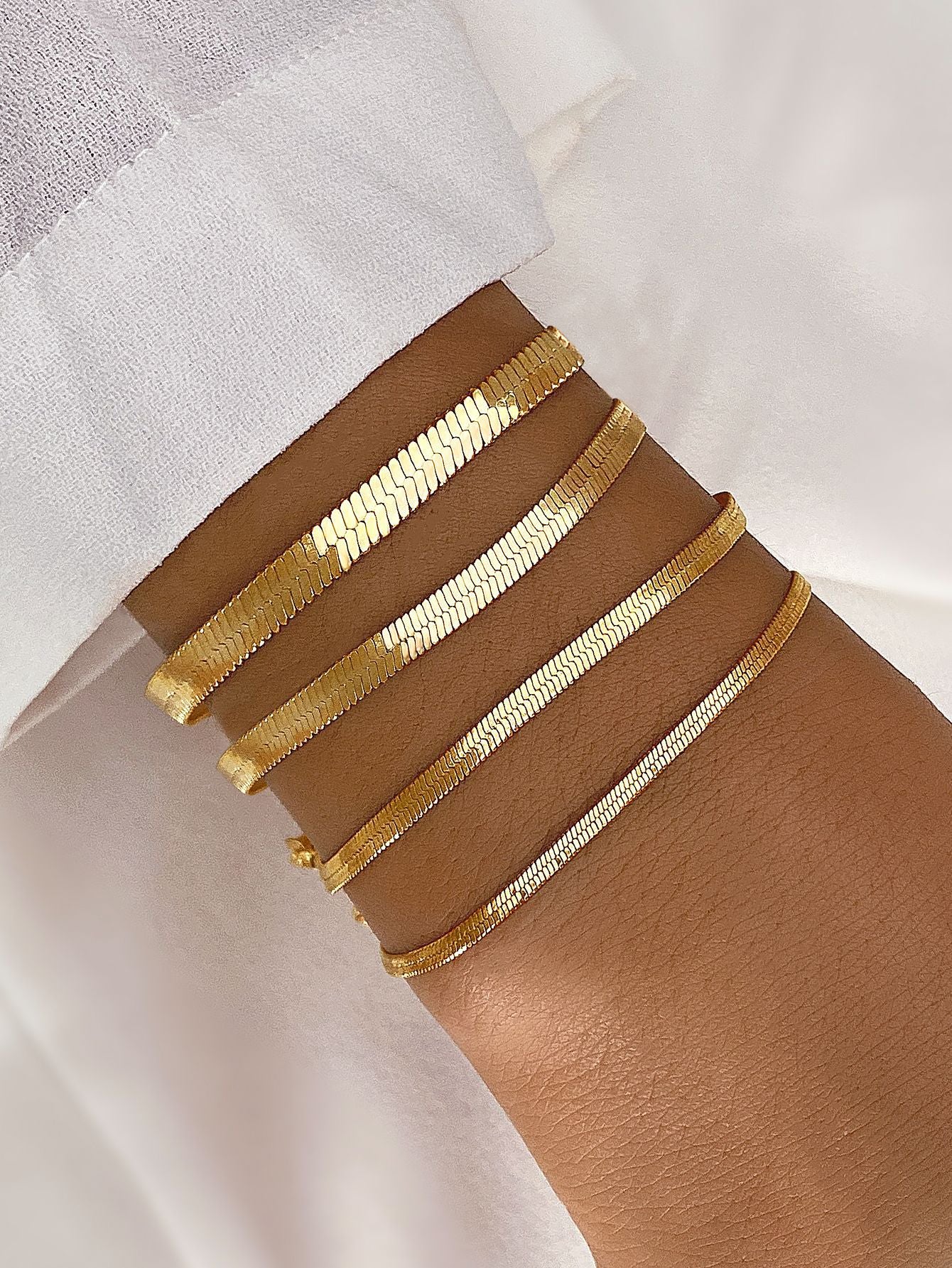 Golden Venom Quartet Bracelet Set