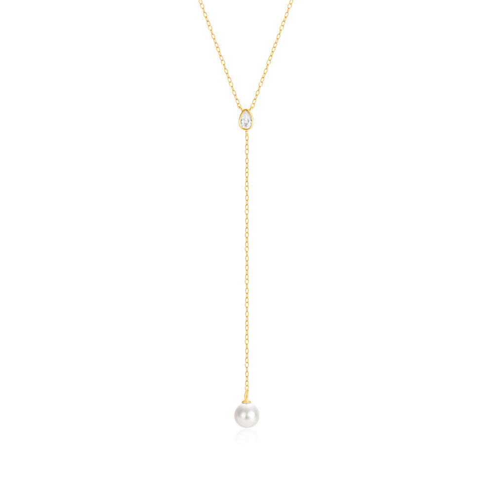 Seraphina Pearl Drop S925 Sterling Silver Pendant