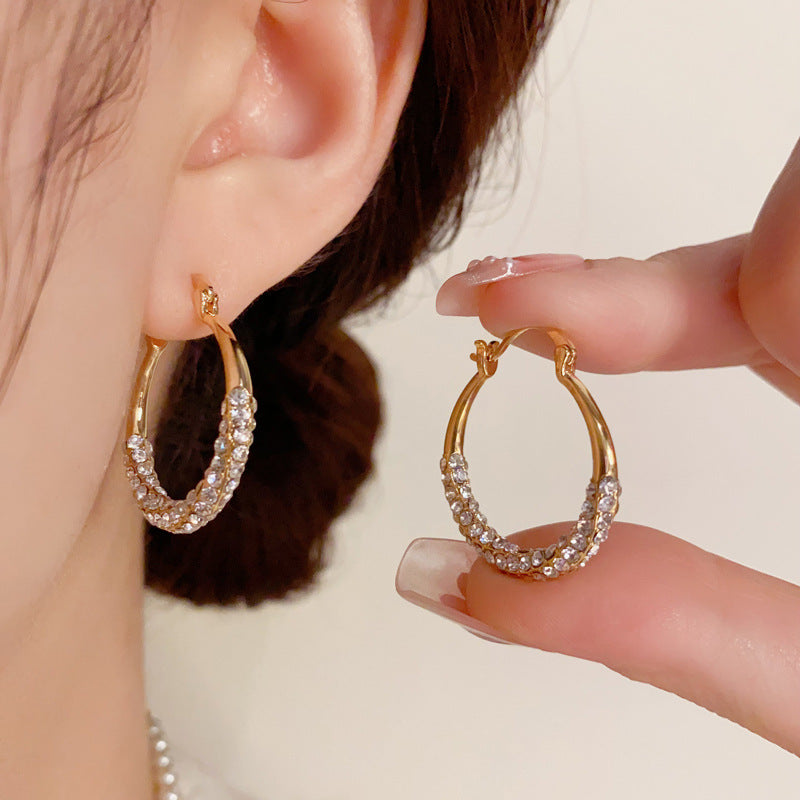 Serein Twirl Hoop Earrings