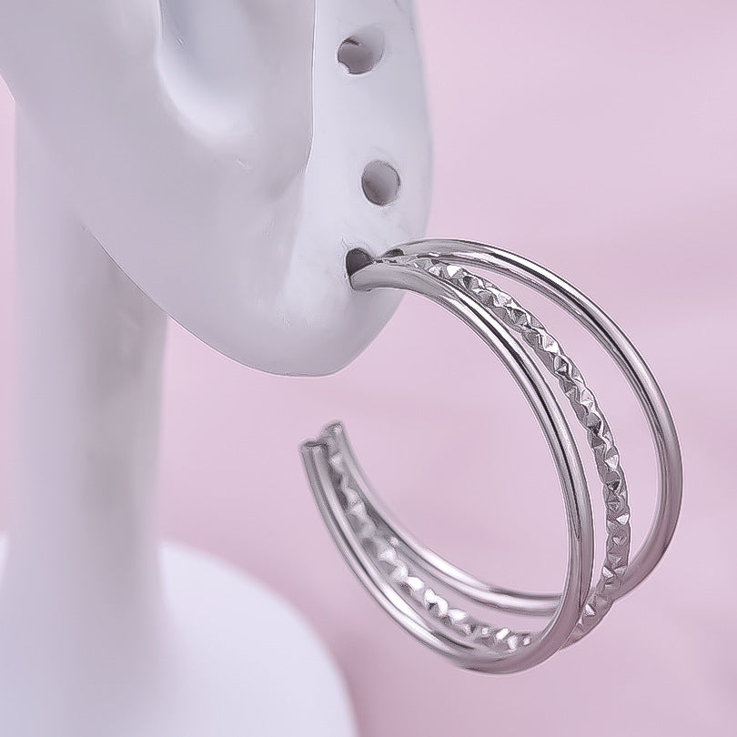 Diora Twine Hoops