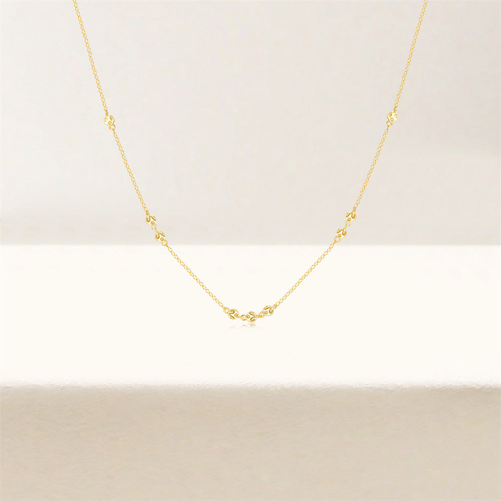 Zivaa Leaf S925 Sterling Silver Chain Necklace