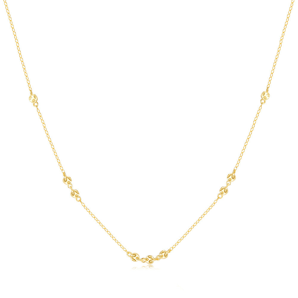 Zivaa Leaf S925 Sterling Silver Chain Necklace