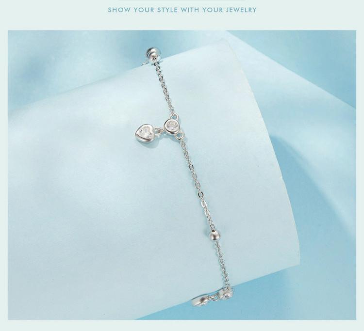 Liora Diamond 925 Sterling Silver Anklets