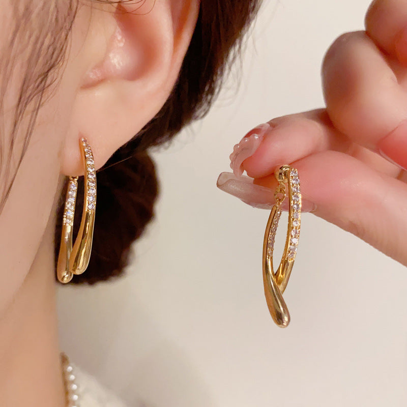 Real Gold Plating S925 Earrings