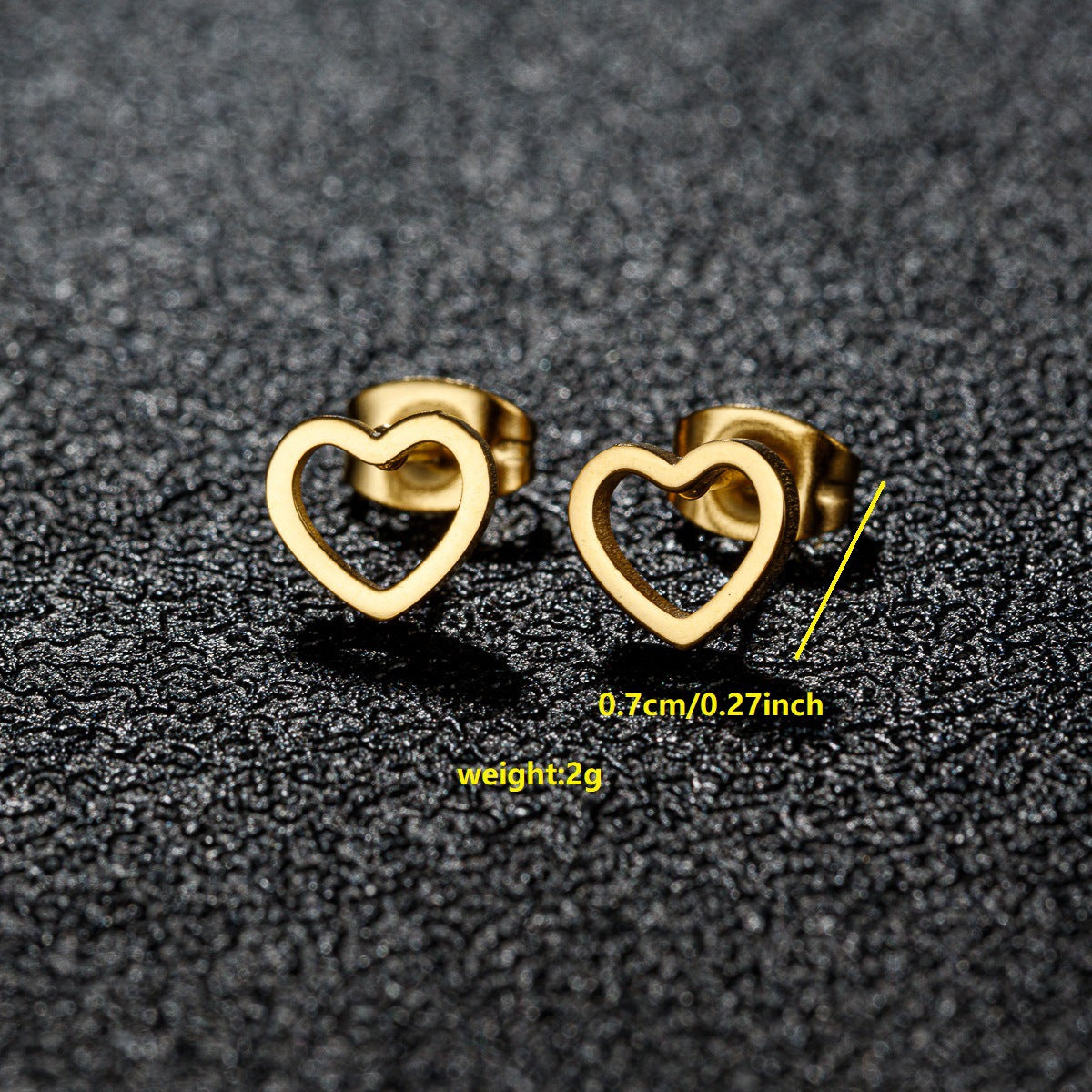 Tender Hearts Stud Earrings