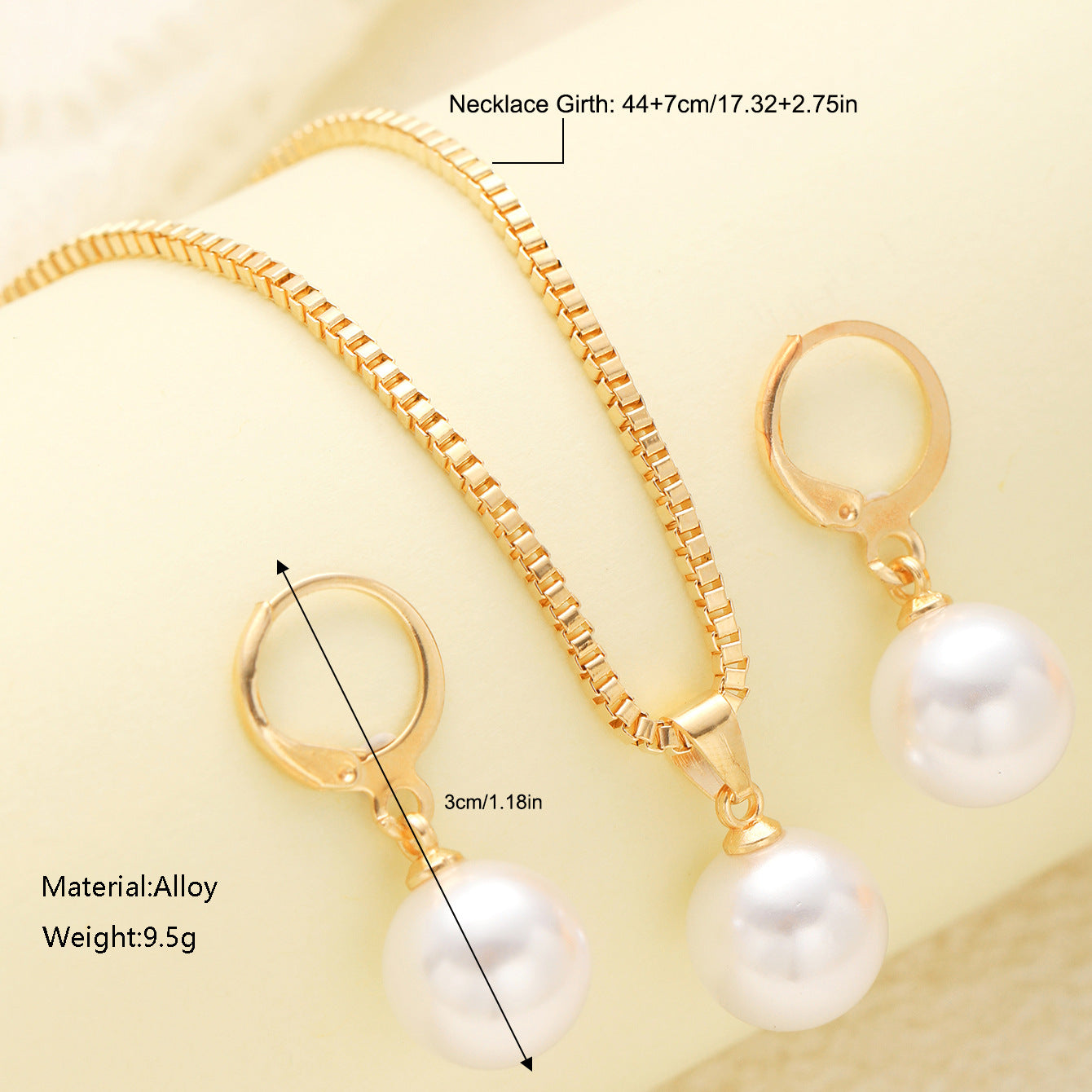 Margot Pearl Necklace Set
