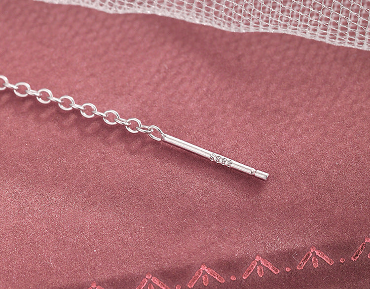 Platinum Crown 925 Sterling Silver Earrings