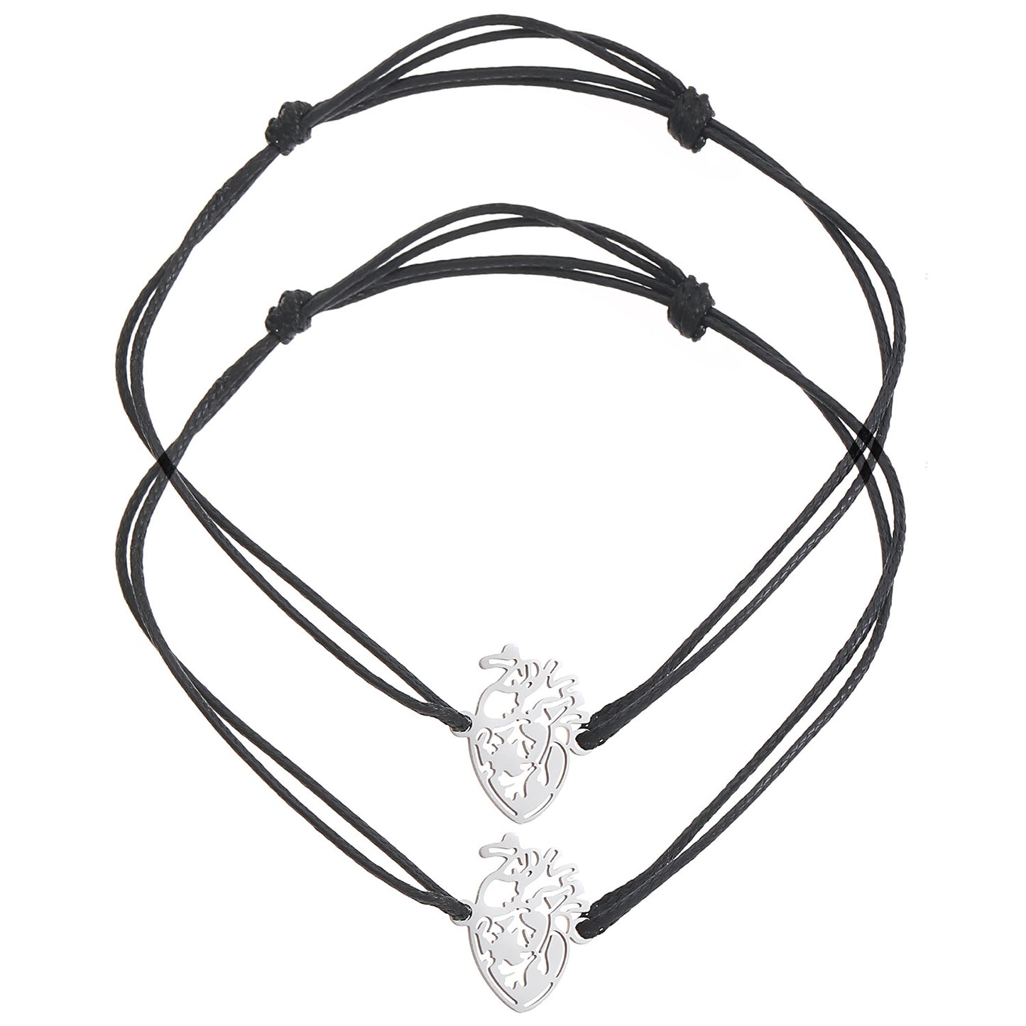 Hearts & Angels Couple Bracelet