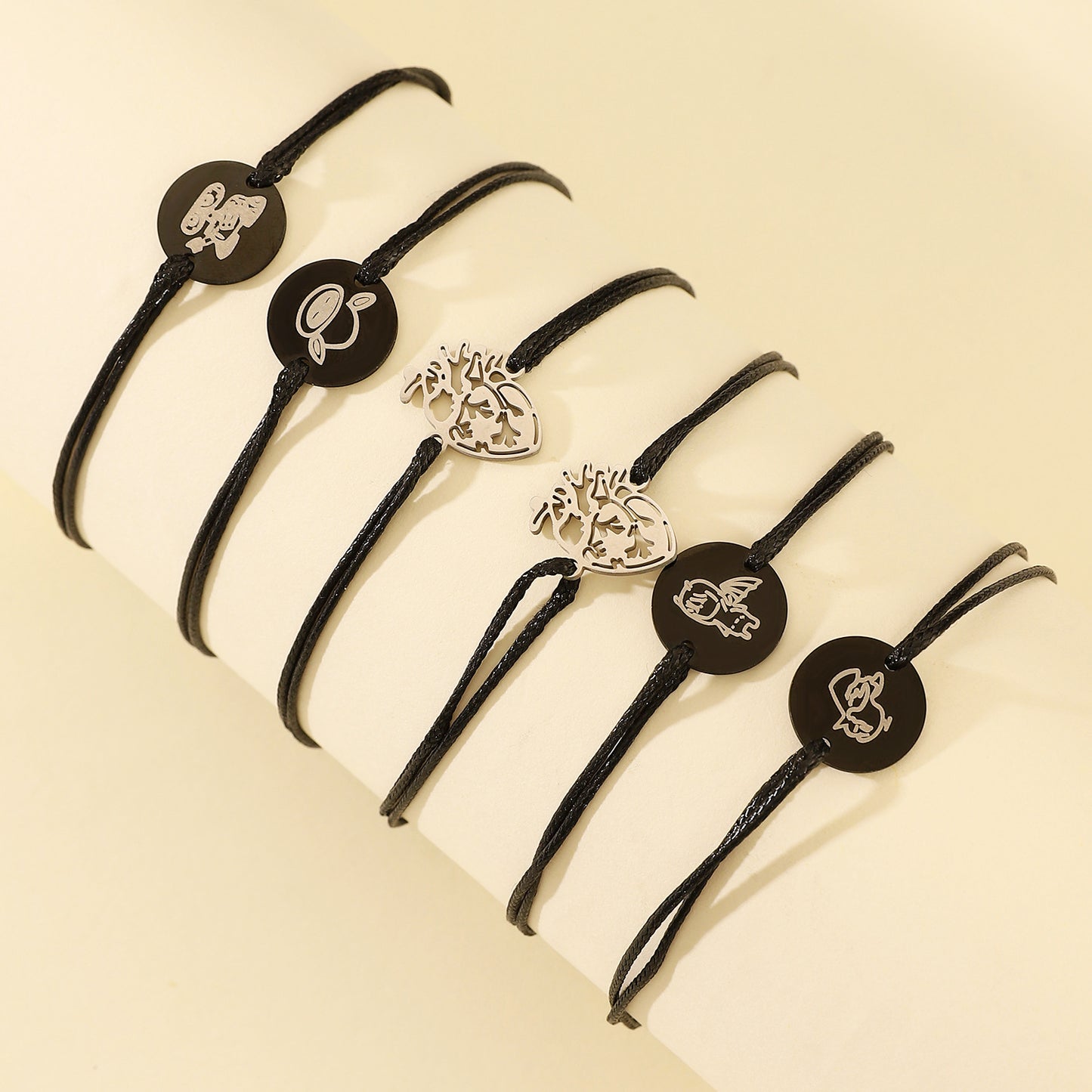 Hearts & Angels Couple Bracelet