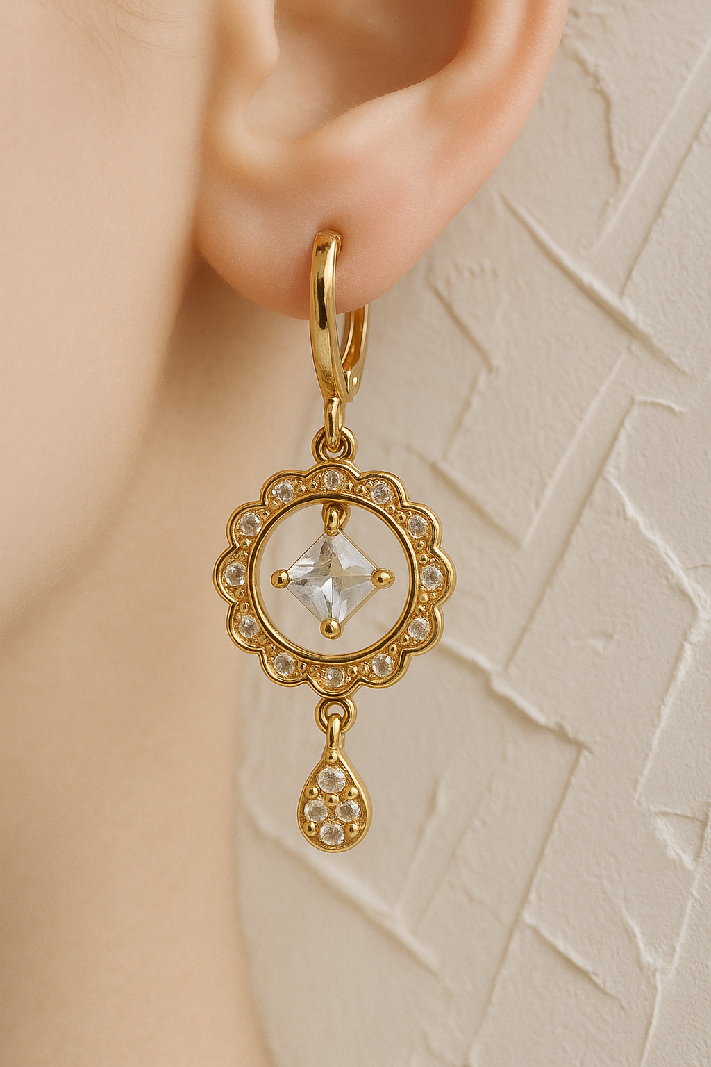Moons Anti Tarnish Earrings