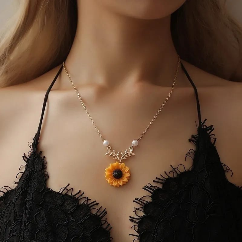 Sunflower Neckpiece