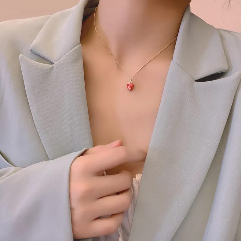 Little Strawberry Neckpiece