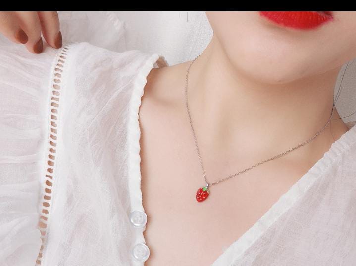 Little Strawberry Neckpiece
