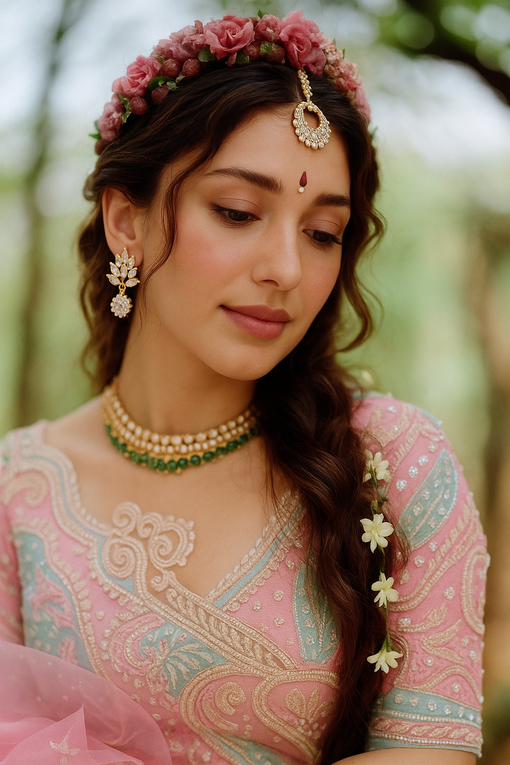 Glistening Gold Earrings
