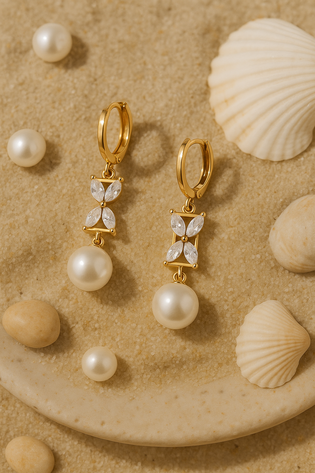 Pastle Pearl Earrings