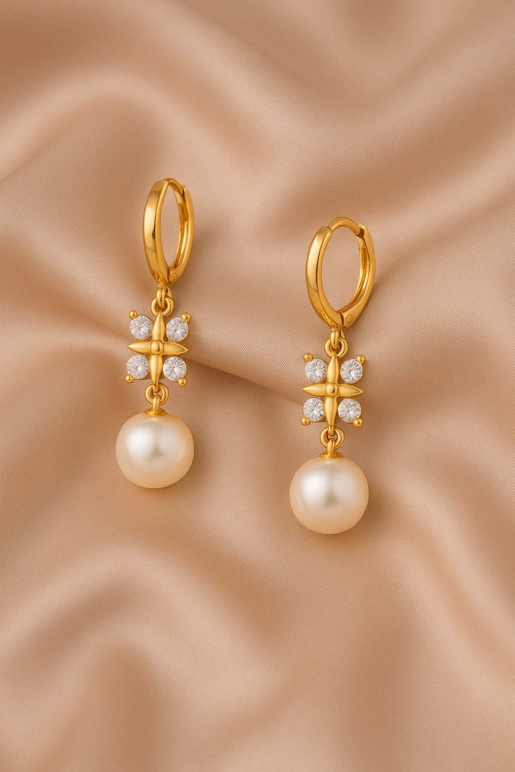 Bow Pearl Earrings