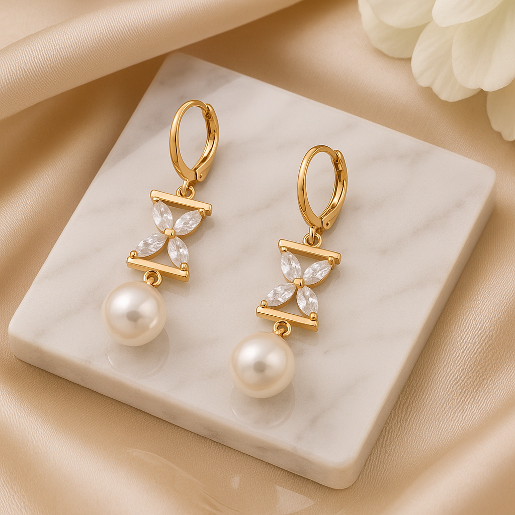 Pastle Pearl Earrings