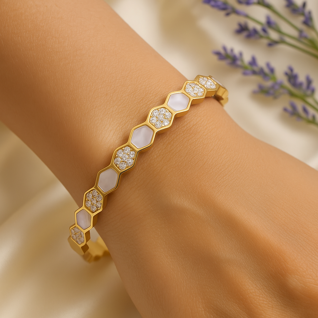 Hulio 18K Anti-Tarnish Bangle Kada Bracelet