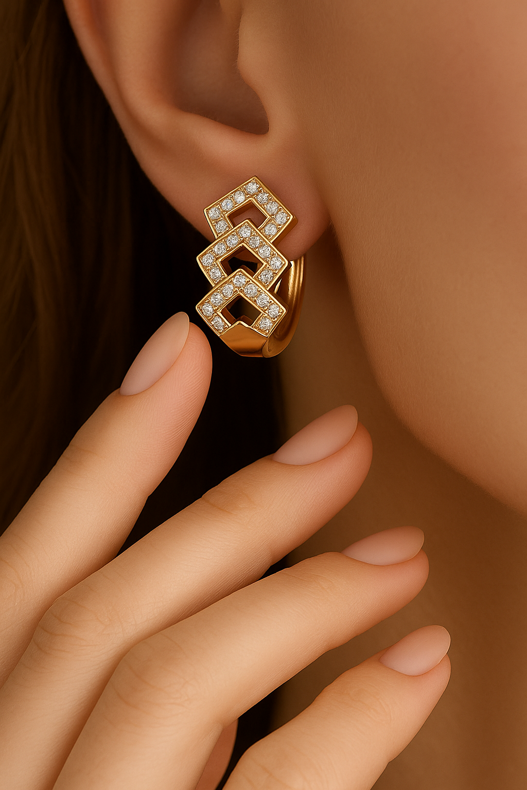 Stud Embellished Earrings