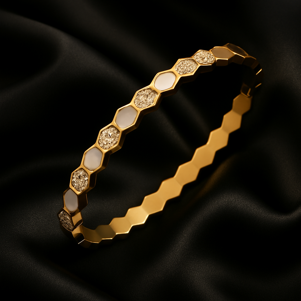 Hulio 18K Anti-Tarnish Bangle Kada Bracelet