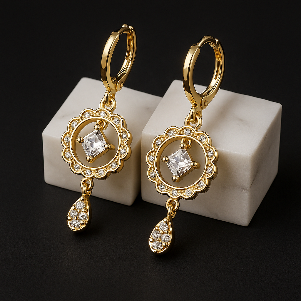 Moons Anti Tarnish Earrings