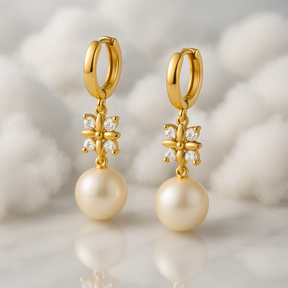 Bow Pearl Earrings