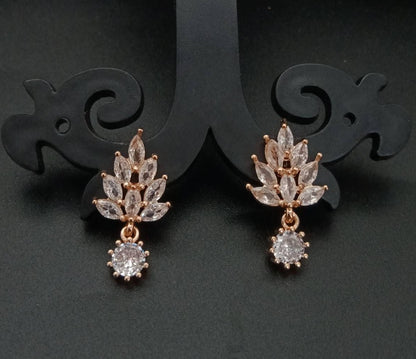 Glistening Gold Earrings