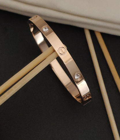 Crystal AD 18K Anti-Tarnish Bangle Kada Bracelet