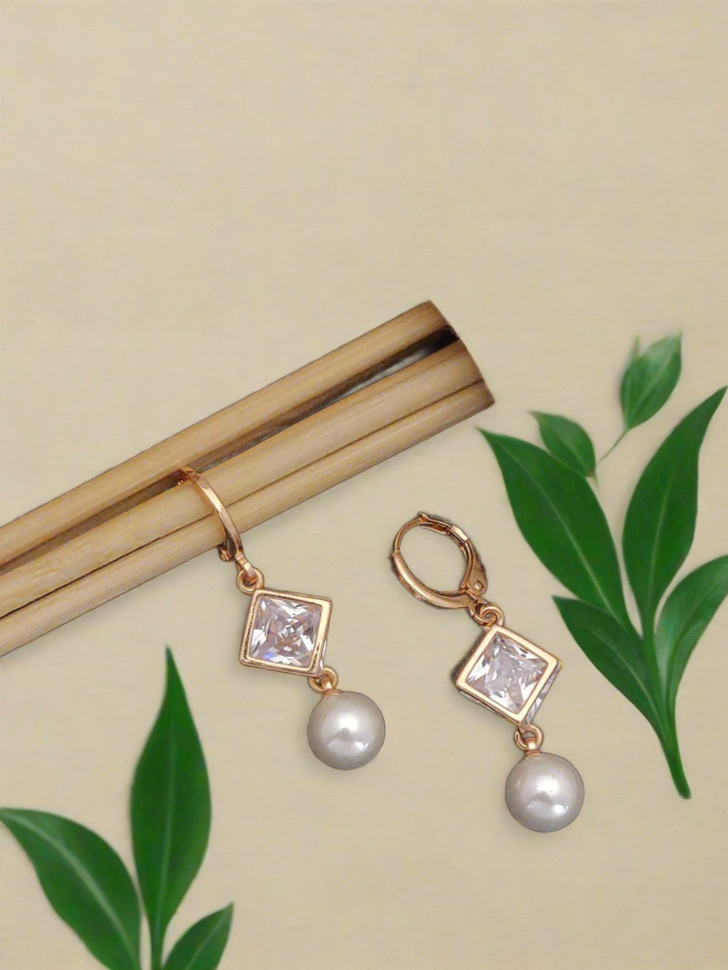 Dangle Pearl Earrings