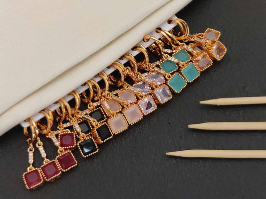 Pick your Color Anti Tarnish Bali Earrings