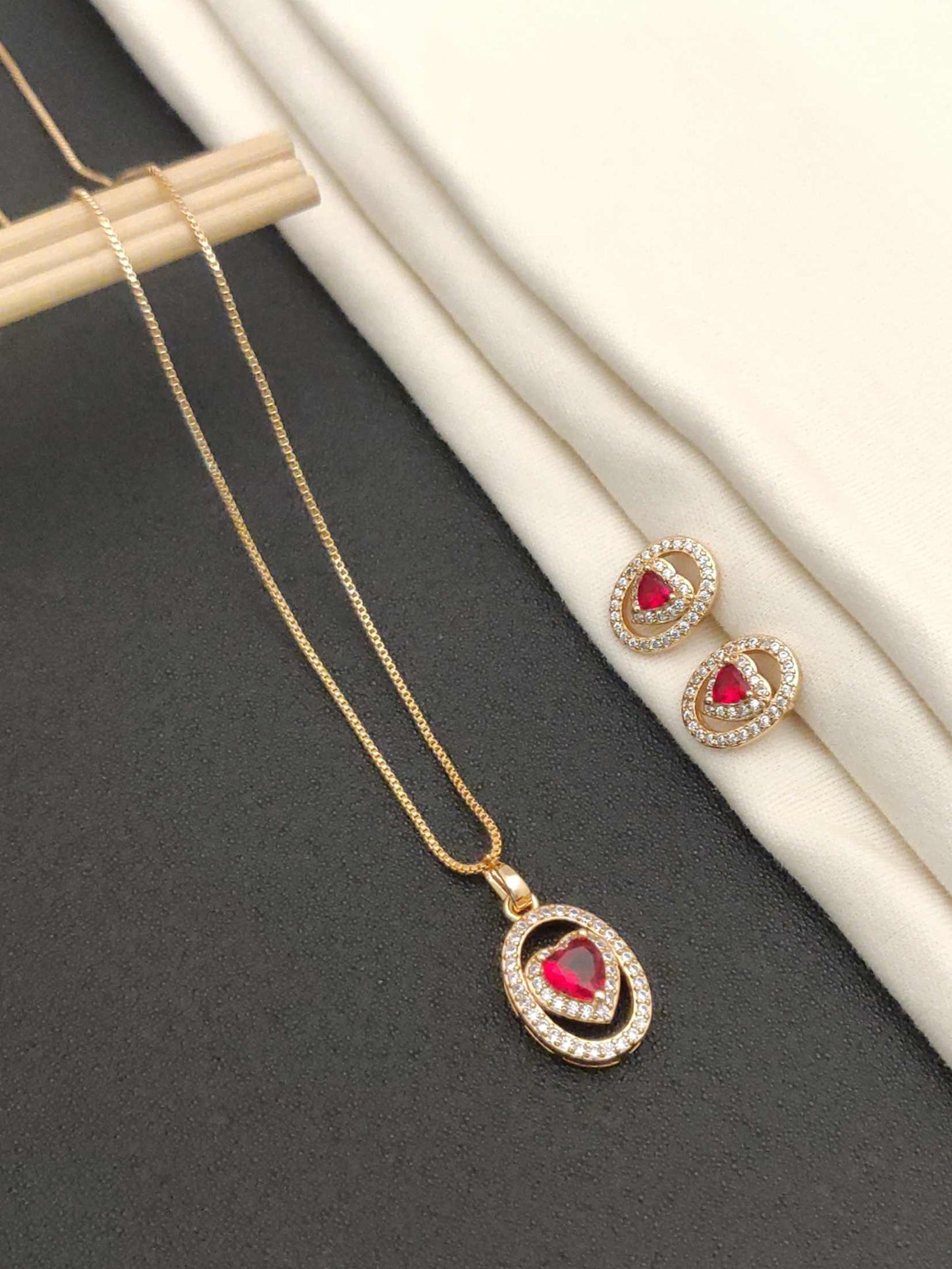 Heart of Ruby Pendant