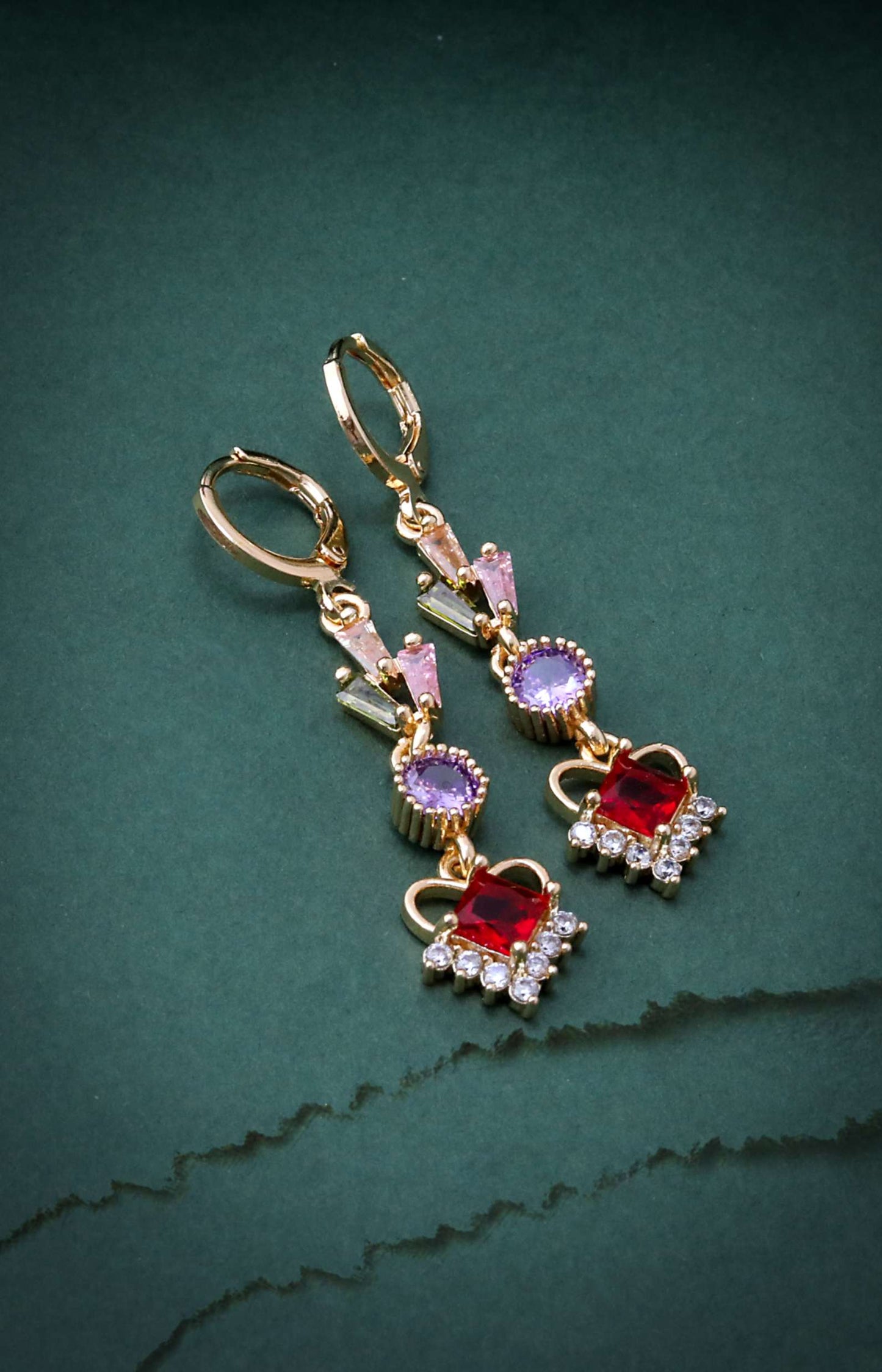 Rainbow Anti Tarnish Earrings
