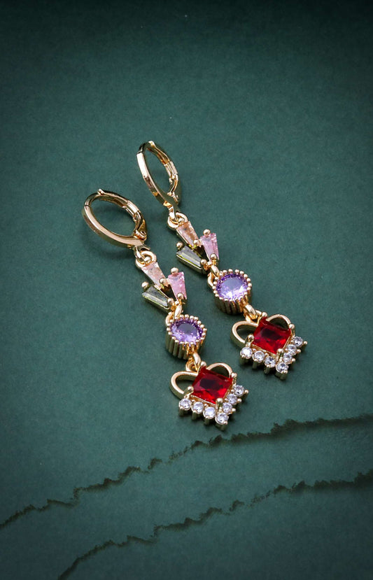 Rainbow Anti Tarnish Earrings