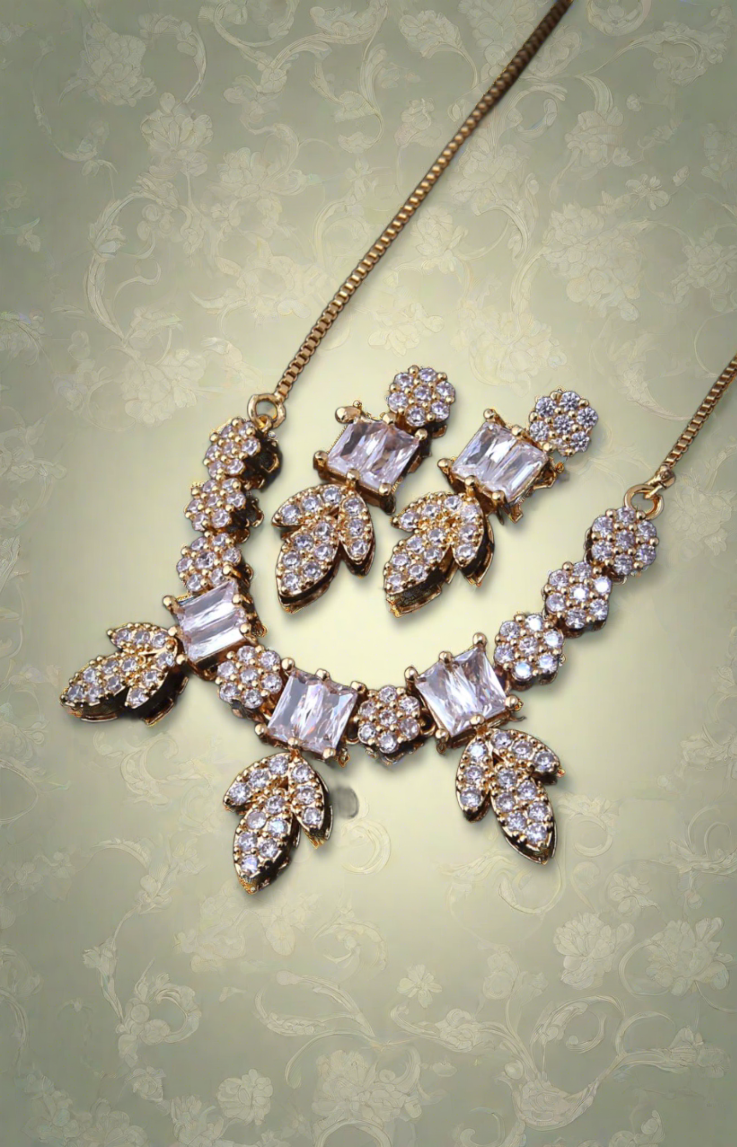 Daisy Luxe Diamond Necklace Set
