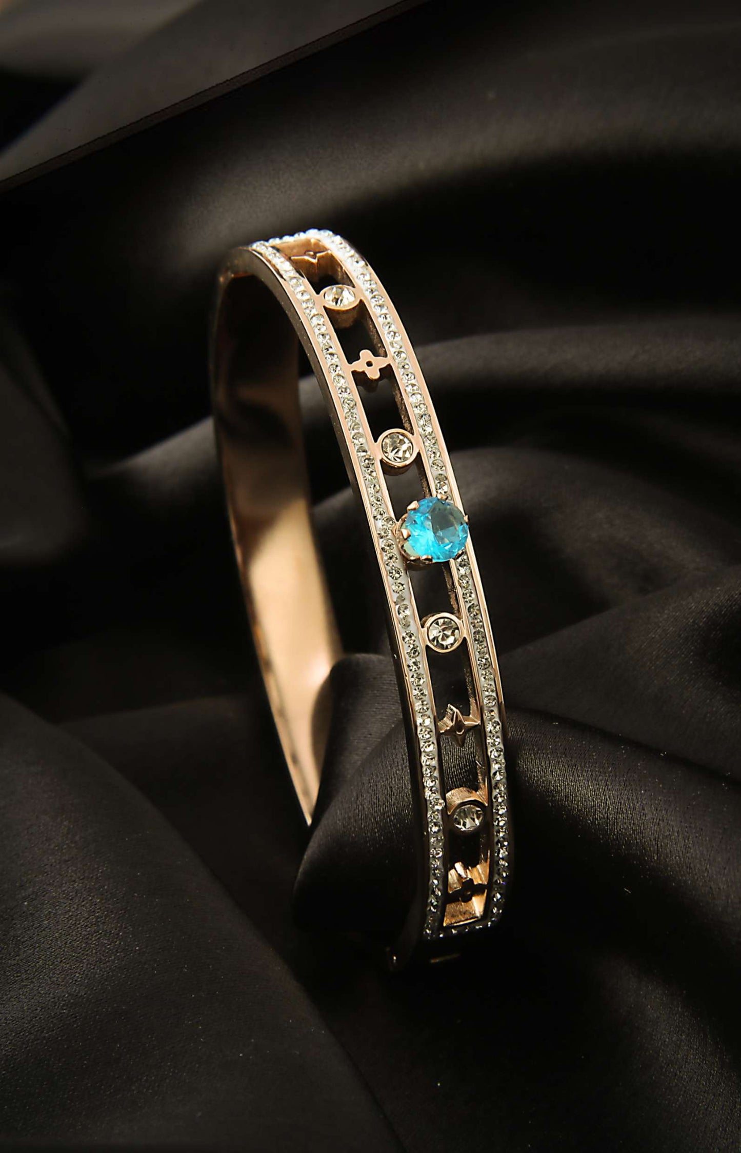 Blue Bird 18K Anti-Tarnish Bangle Kada Bracelet