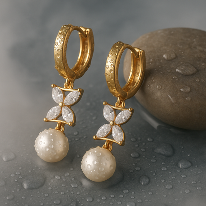 Pastle Pearl Earrings