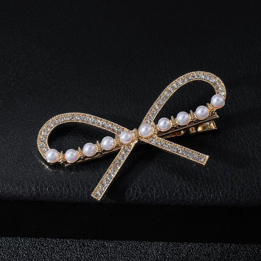 Aurora Diamond Bow Hair Clip