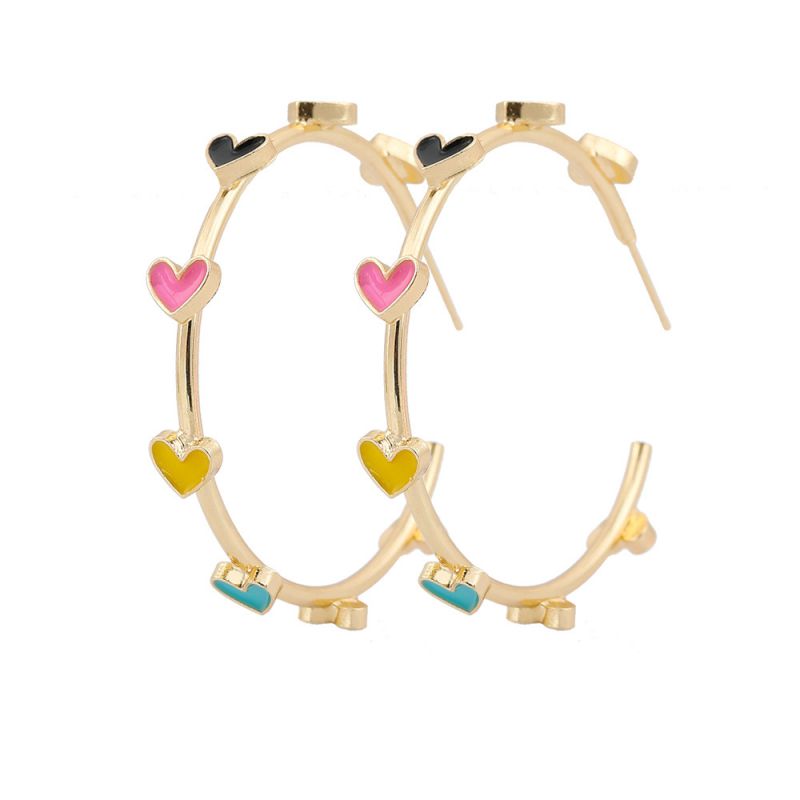 Heart & Soul Hoops Earrings