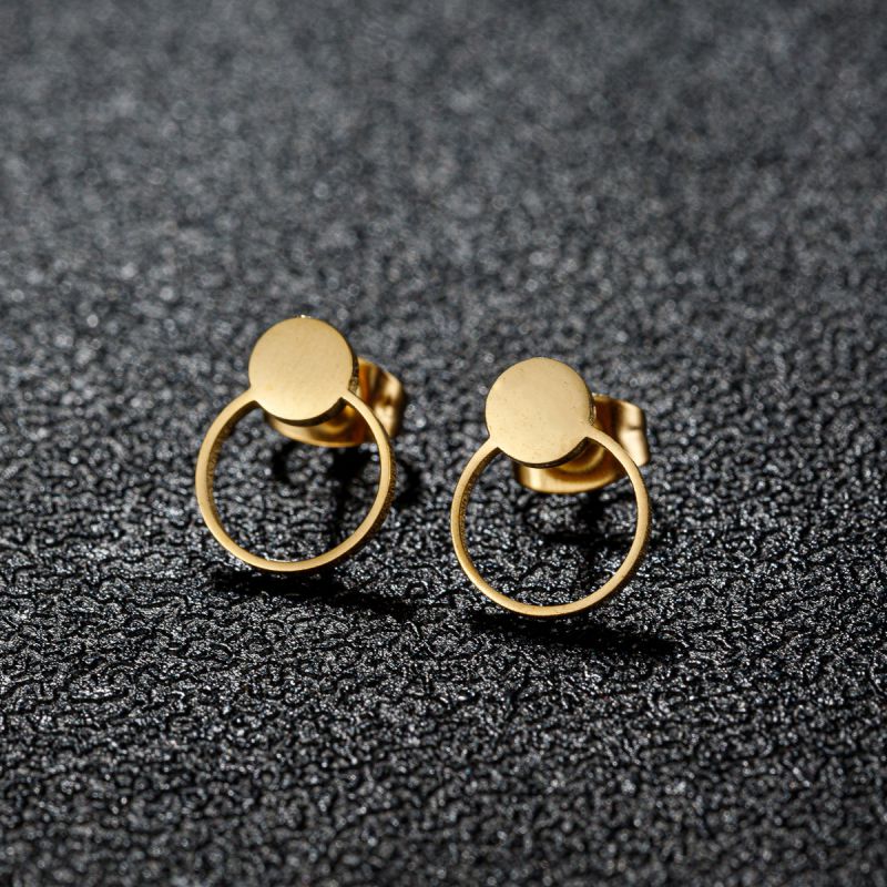 Charmed Geometry Stud Earrings