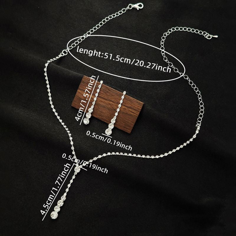 Canna Diamond AD Necklace Set