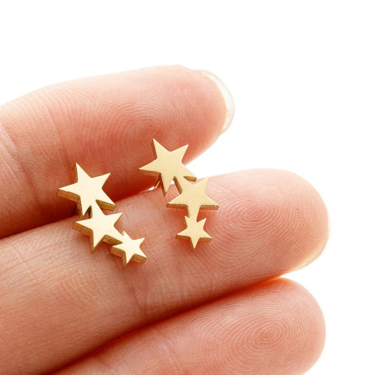 Twinkle Trio Stud Earrings
