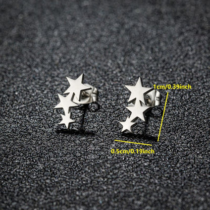 Twinkle Trio Stud Earrings