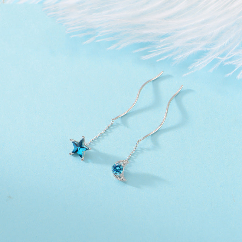Blue Celestial 925 Sterling Silver Earrings